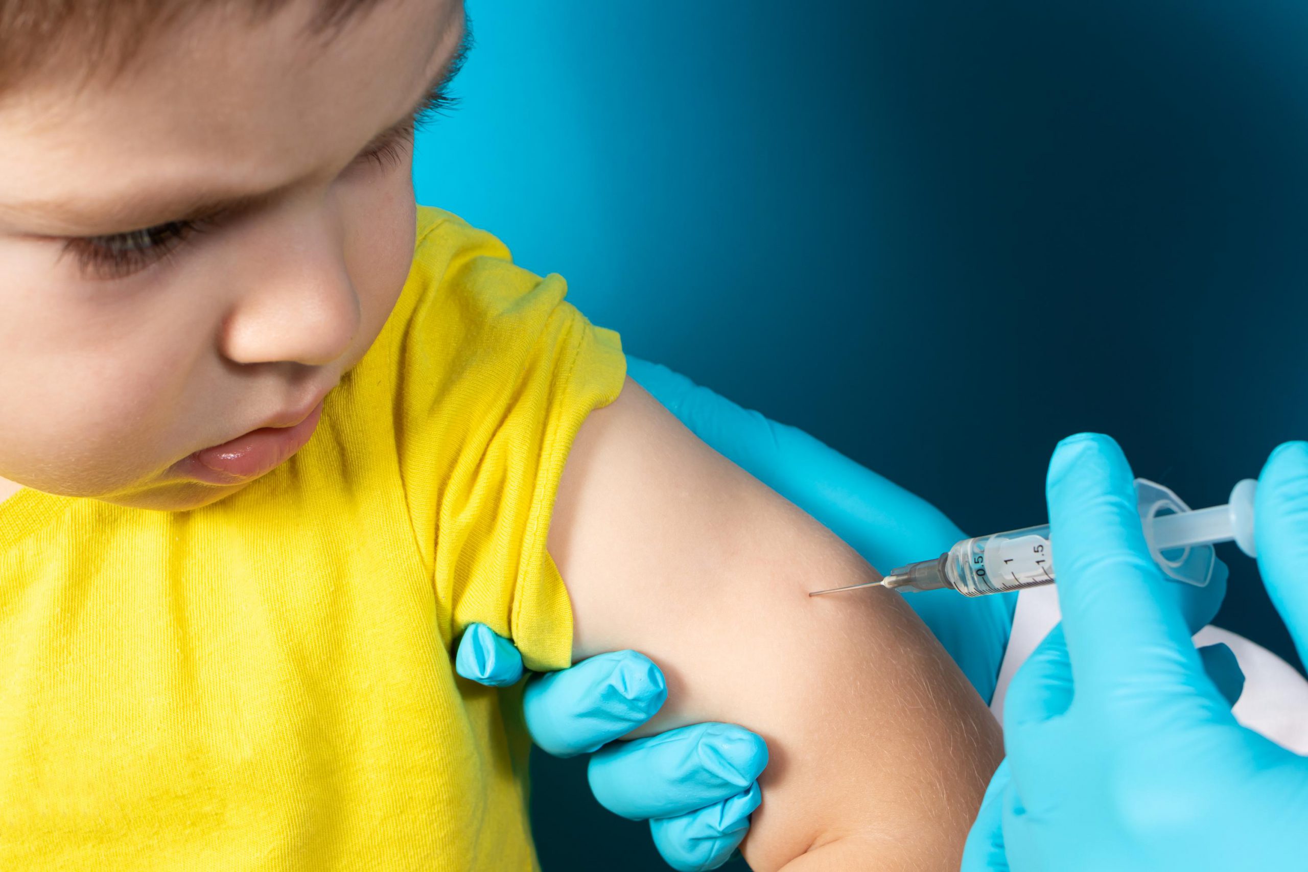 Vaccine schedule for 7 years or younger children